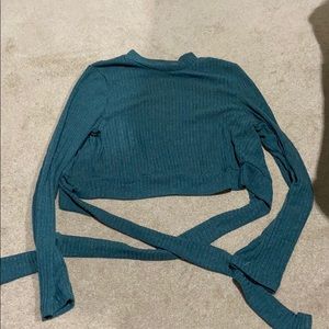 Shein Tie Around Crop Top